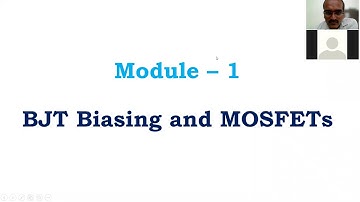 Lecture 2_Analog Circuits (18EC42) | Biasing in BJT Amplifier Circuits | VTU