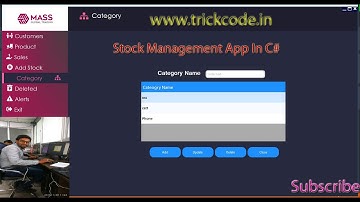 Inventory Management system project in C# windows application free download