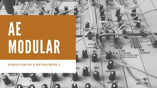 AE Modular -  Evolution of a Patch (Week 3)