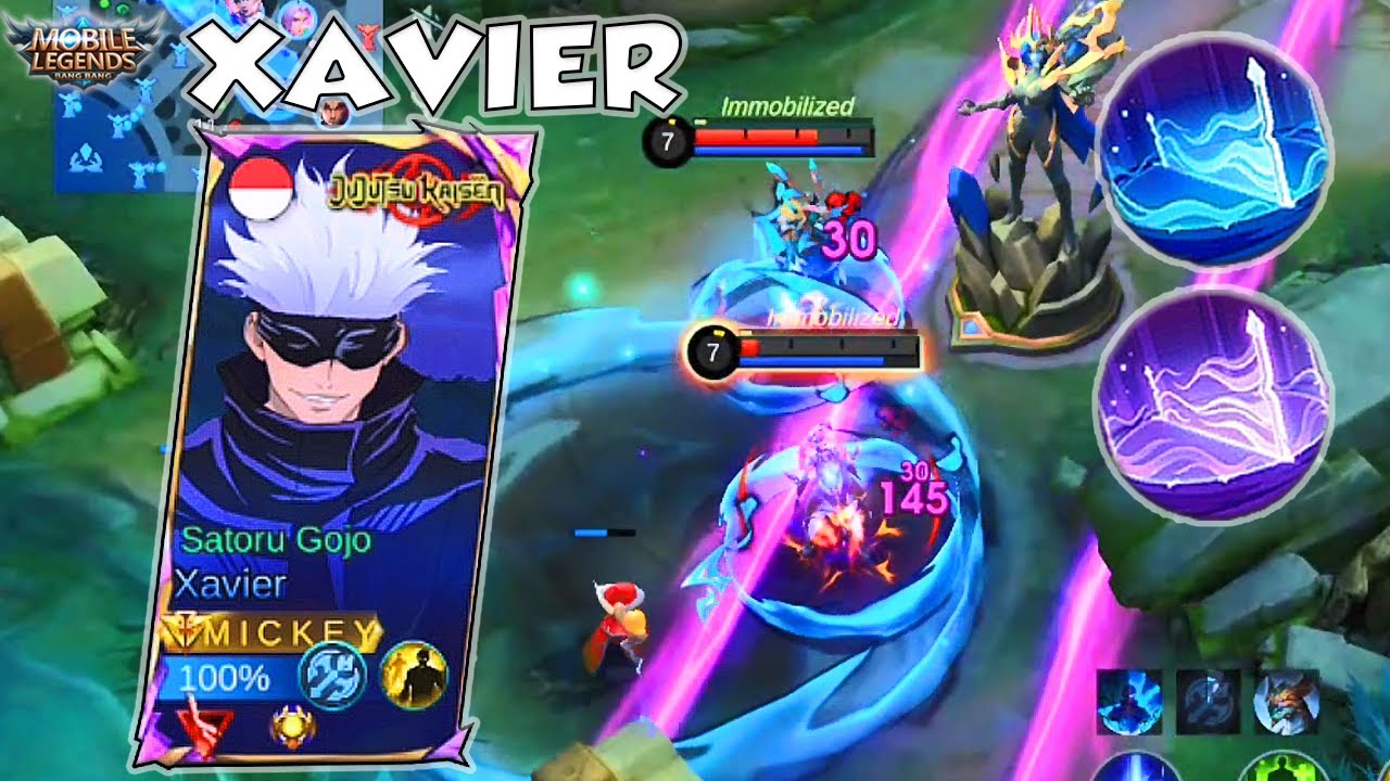 XAVIER MID MAGE IS TOO POWERFUL WITH IMMOBILIZE SKILLS THAT DISTURB ENEMIES! (GAMEPLAY) - MLBB