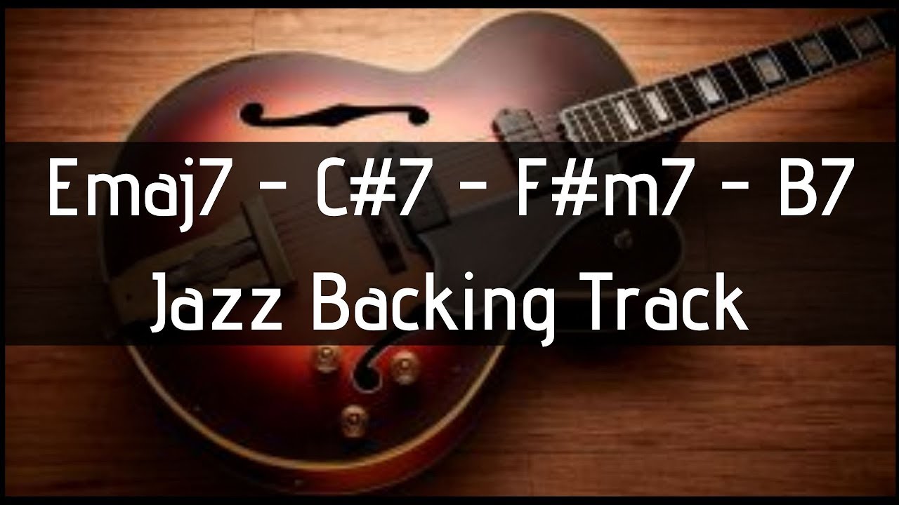 1-6-2-5 Jazz Jam Track in E Major | Swing Feel 120 BPM - YouTube