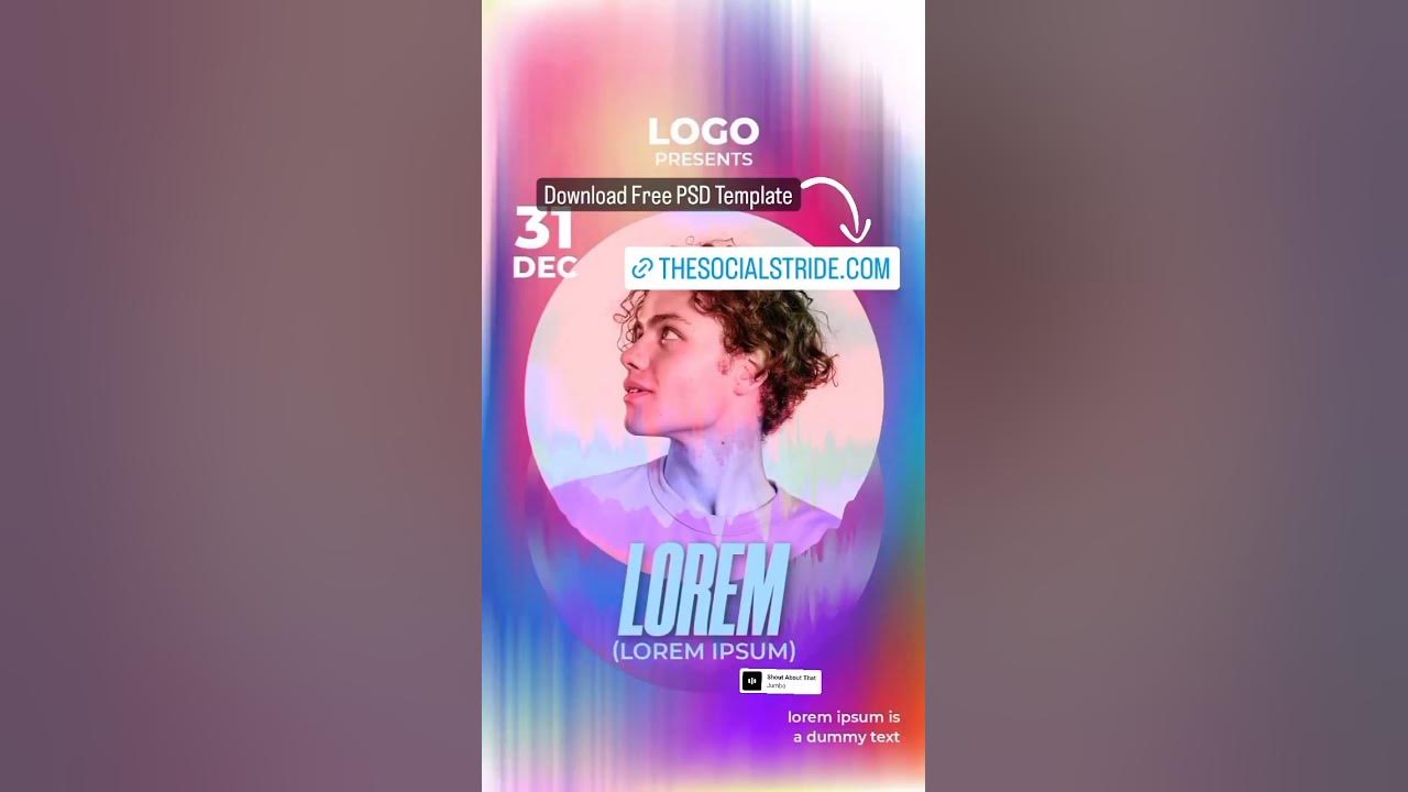 Music Event Poster Template Free Download PSD