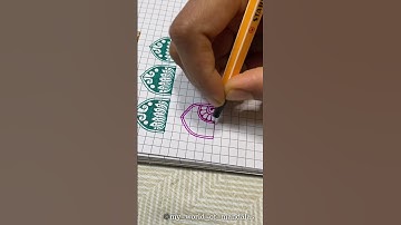 Mandala Pattern (6/50) | Visit my channel for a complete tutorial on 50 unique mandala patterns ♥️