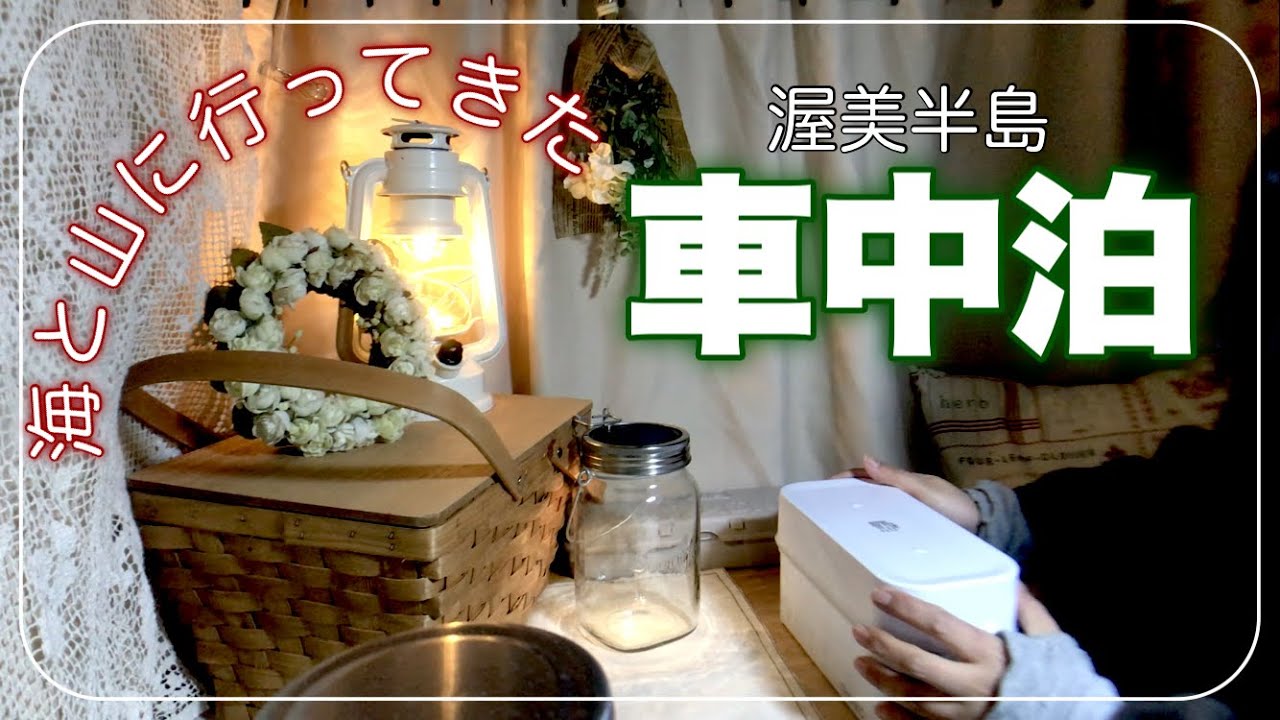 【50代から始める車中泊】渥美半島／道の駅めっくんはうす／タラ酒蒸し／ブルーベリーづくし