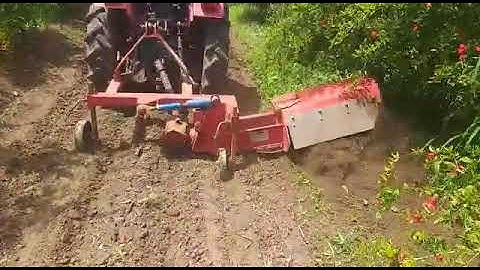 Side shift rotavator