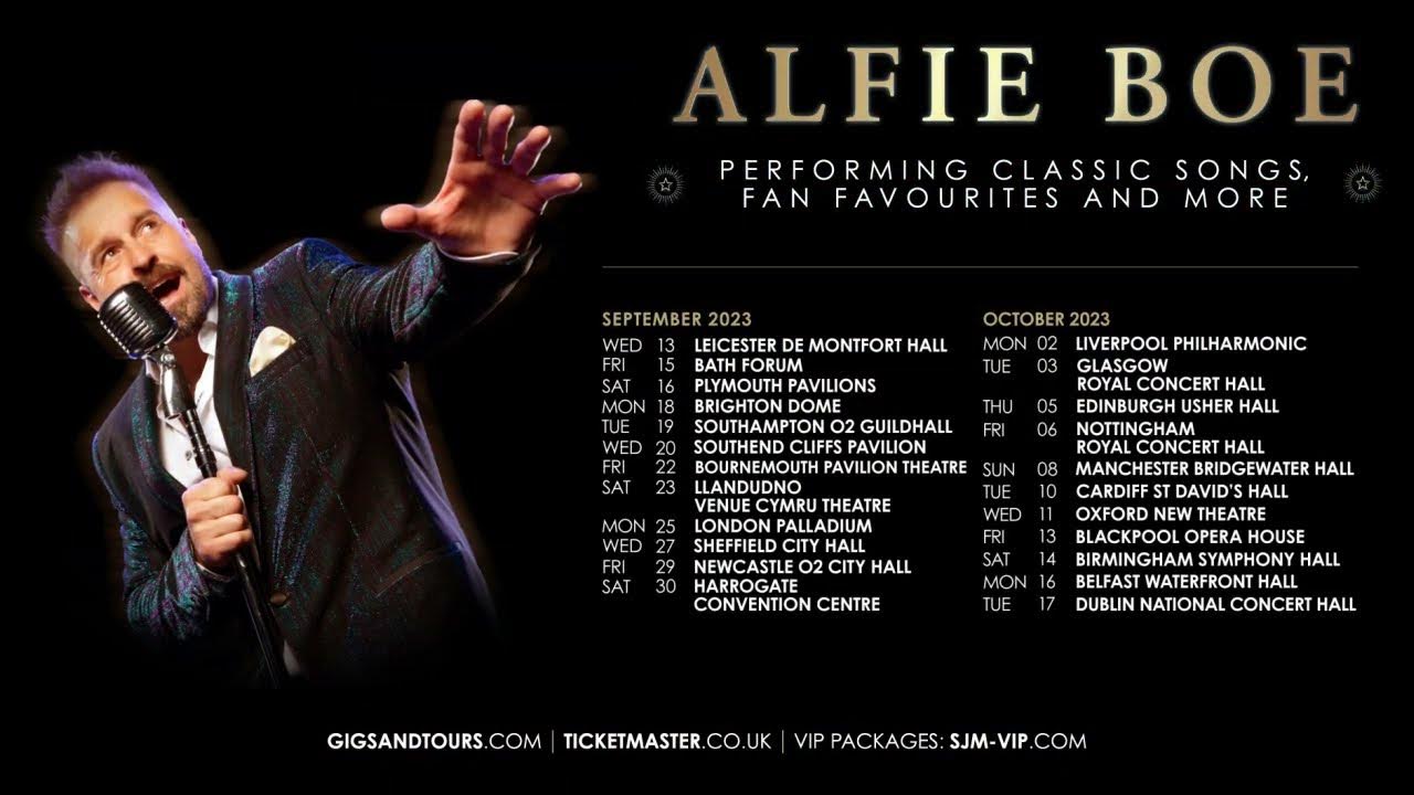 alfie boe tour 2023 support act