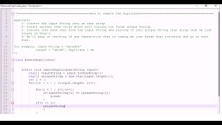 Microsoft asked this- frequently asked interview question- "How to remove duplicates from a String." String Remove Duplicates From String Microsoft