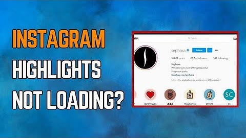 How to Fix Instagram Highlights Loading Problem (2025) | Instagram Highlights Not Opening