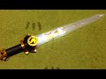光るクランクリスタルソード作成
