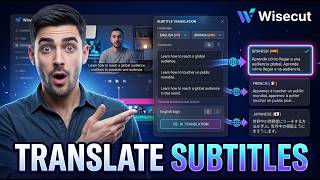 Translate Subtitles In Wisecut [Shortcut]