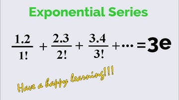 Show that 1.2/1!+2.3/2!+3.4/3!+...=3e. #ExponentialSeries L418