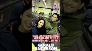 Gerald Anderson Shares Special Moments In Japan With Julia Barretto, Sam Milby, John Prats