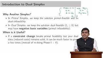 Dual Simplex #CH23SP #swayamprabha