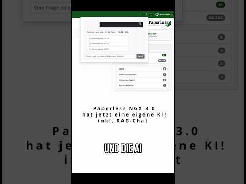 Paperless NGX 3.0 - Chatte mit KI und deinen Dokumenten! #paperless #ai