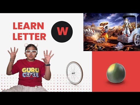 Alphabets.....Learn Letter W Gurucool