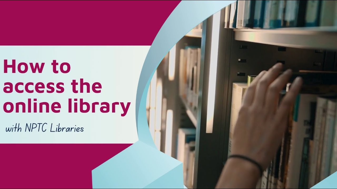 2.1 How to access the online library and library catalogue - YouTube