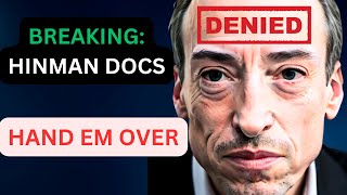 Breaking Hinman Docs To Be Released To Public Sec Denied
