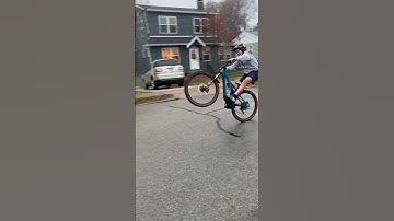 Mountain bike manual progression #shorts #fyp