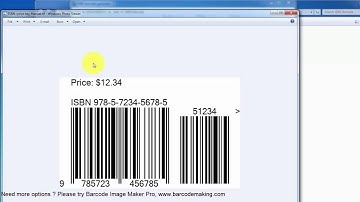 ISBN barcode generator