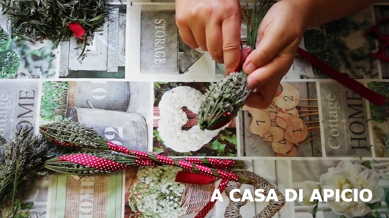 Fusi di lavanda-spindles of lavender quick and easy-Tuto Fuseau de Lavande