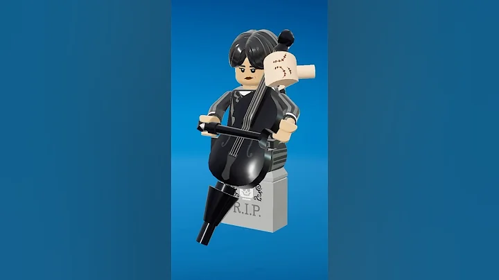 LEGO Wednesday Addams Minifigure OFFICIALLY Revealed from Fortnite