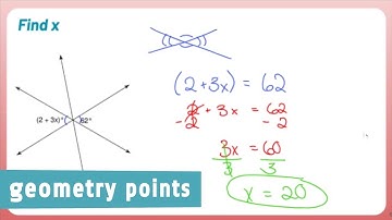 Geometry Points: Solving for Vertex Angles