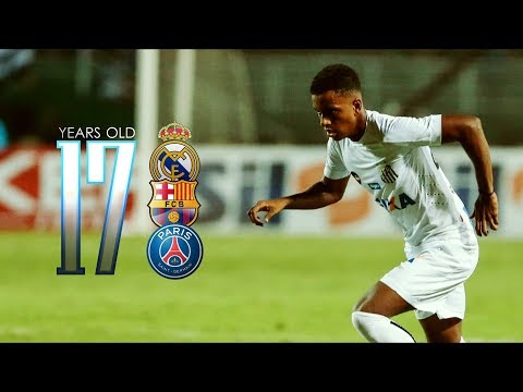 Skills and goals • Rodrygo Goes • Santos 2018 •17 years old DUDE