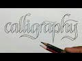 Cara membuat tulisan kaligrafi dengan menggunakan 2 pensil