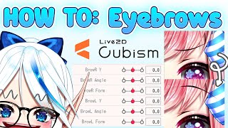 【HOW TO: Live2d】Eyebrows under 6 min  - YoshinoArt