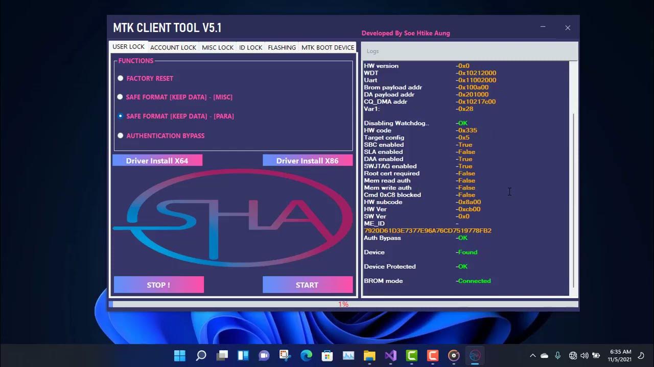 MTK CLIENT TOOL V5 1 - YouTube