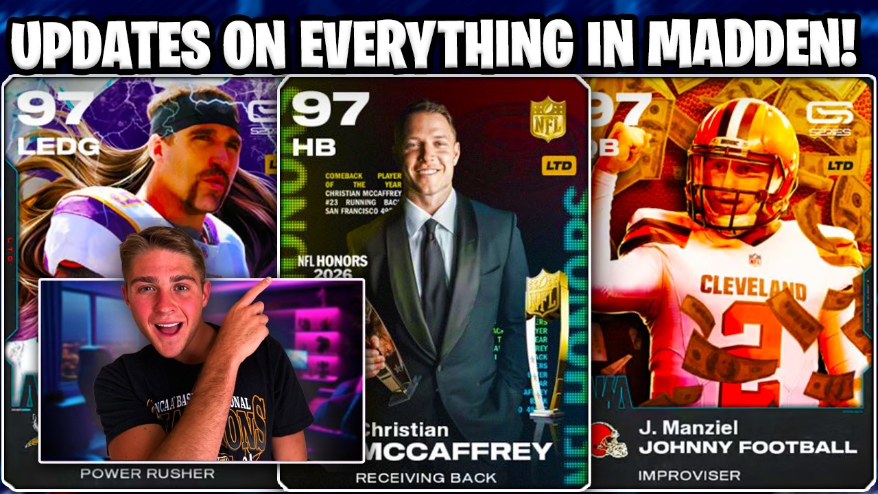 UPDATES ON EVERYTHING IN MADDEN 26! NFL HONOR REVEALS! COMBINE LEAKS, AKA COLLECTOR SERIES + MORE!