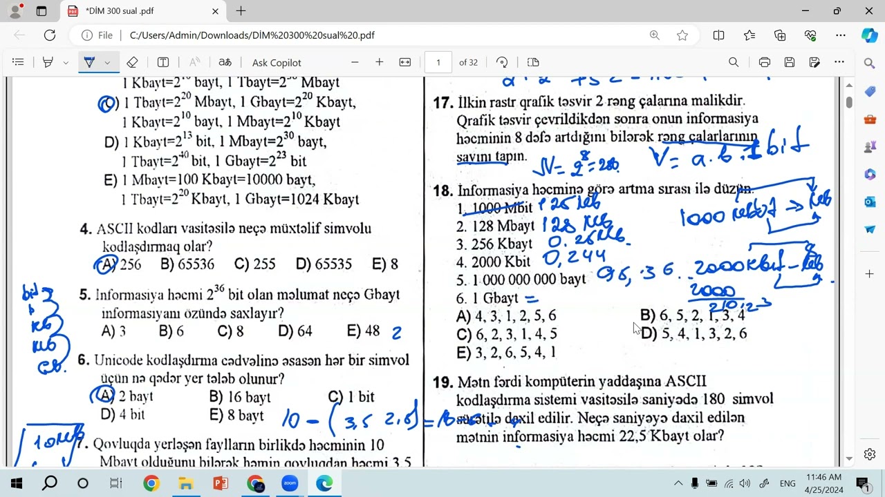 DIM 2000 TEST Toplusu 1-100 test izahı