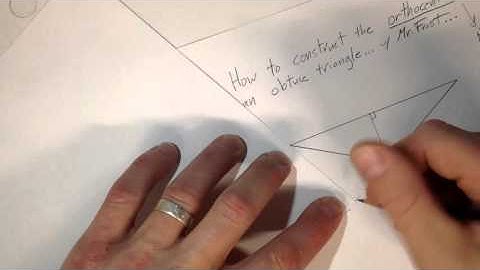 Constructing the Orthocenter