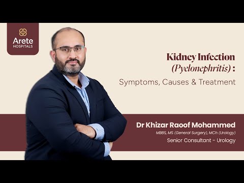 Dr. Khizar Raoof explains UTIs in an Arete Hospitals video