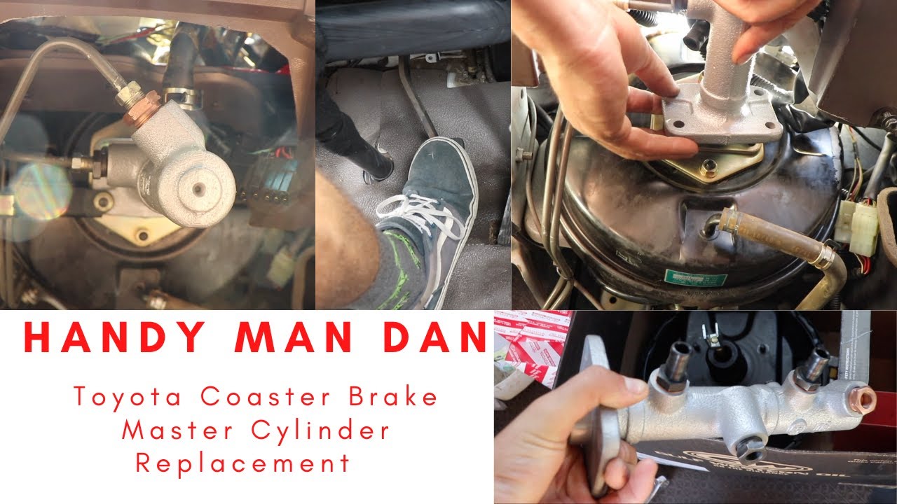 Toyota Coaster Brake Master Cylinder Replacement YouTube