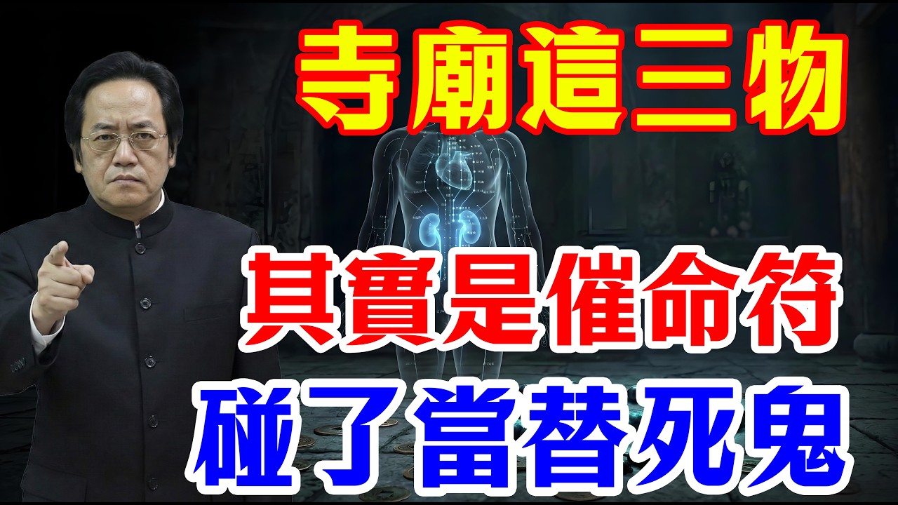 【倪師死命令】去寺廟這3樣東西打死別碰！你以為是福氣，其實是陰邪入體、替人擋死劫的「催命符」！#倪海厦 #中醫養生 #經方 #寺廟禁忌 #因果報應