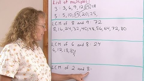 The least common multiple - introduction