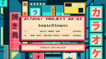 ZCT206 PROJECT (2021/2022) GROUP: logicXlogic