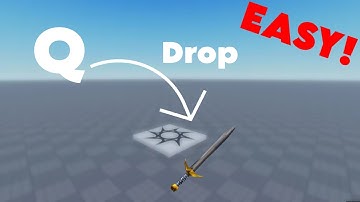 Q to drop in Roblox (TUTORIAL!) (EASY!)