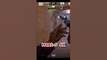 M4A1-S 4K! #shorts #cs2 #hs #ak47 #csgo #premiere