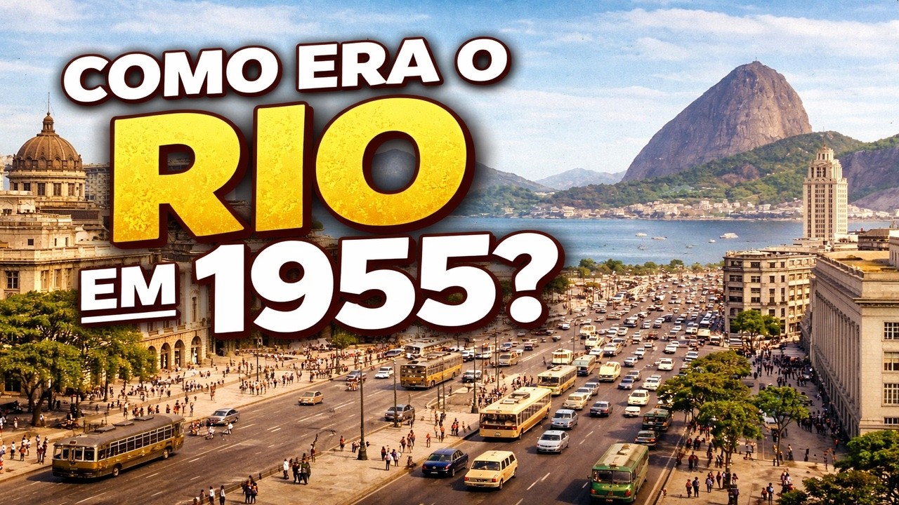 Como Era o Rio de Janeiro em 1955? A Capital do Brasil em Detalhes