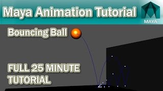 Maya Bouncing Ball Tutorial | 2016 screenshot 2