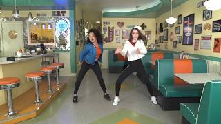 Taylor Hatala and Sofia Wylie dancing to "Tomorrow Starts Today" || Andi Mack