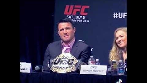The biggest chael Sonnen fan ever