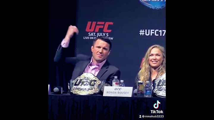 The biggest chael Sonnen fan ever