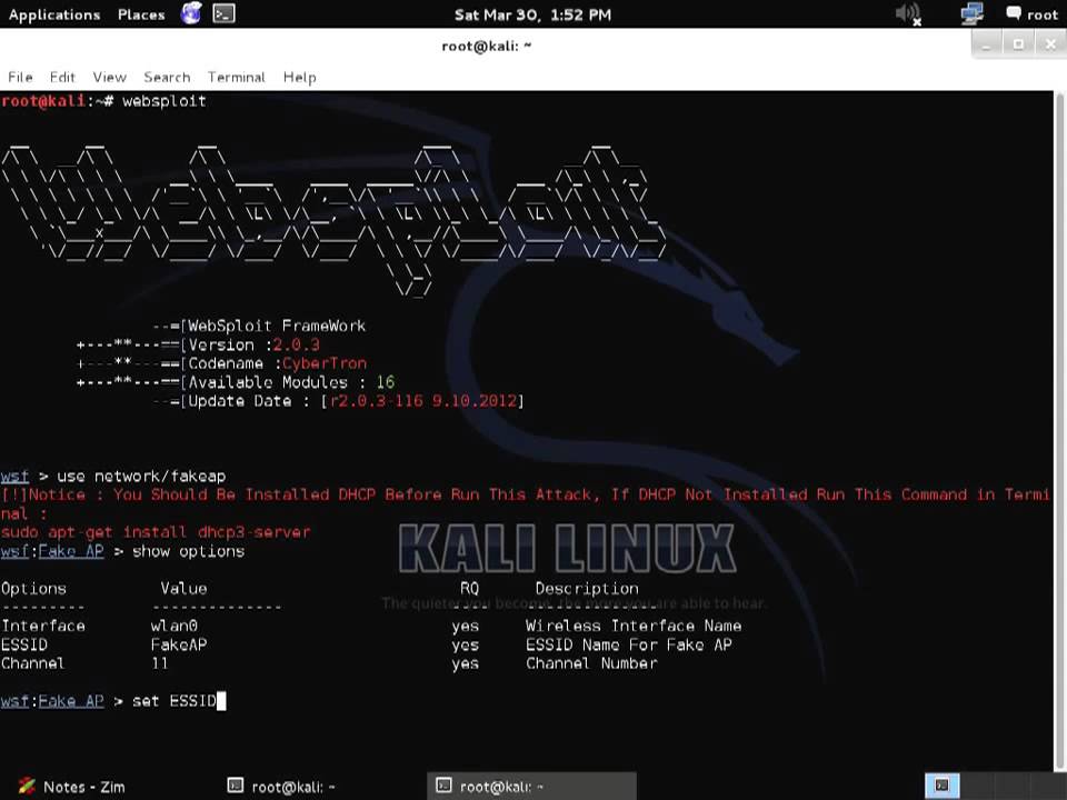 How to creat Fake Access Point on Kali Linux YouTube
