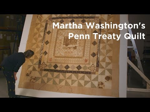 An Original Quilt Made By Martha Washington