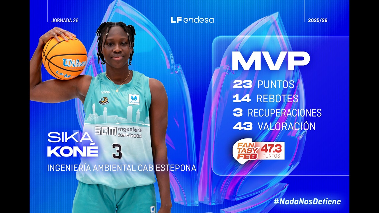 LF ENDESA | Sika Koné, MVP de la jornada 28