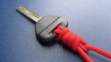 Quick and easy paracord keychain. Paracord keychain-making crafting. Great rope trick and skills.