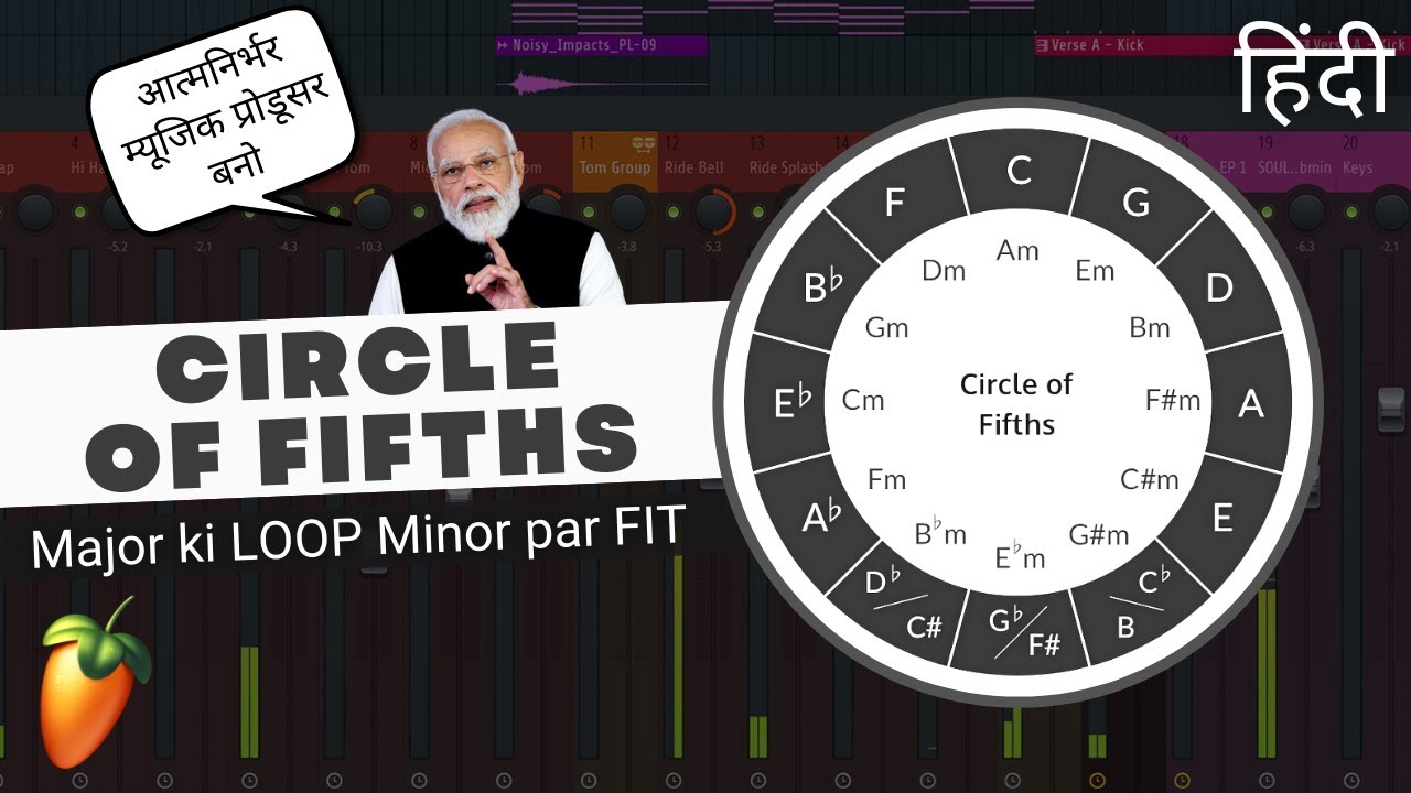 Circle Of Fifths | FL Studio | Important Music Theory in Hindi